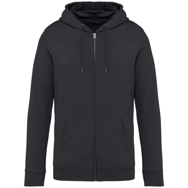 Greenspired Greenspired Umweltfreundliches Unisex Kapuzensweatshirt mit Zip 350 g/m² XXS - 4 XL, Eisengrau, – Produktbild 1 von 1