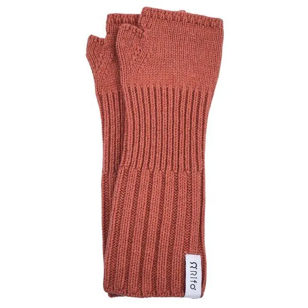 Rifò - Circular Fashion Made in Italy Rifò - Circular Fashion Made in Italy Recycelte Kaschmir-Pulswärmer – Tamara, A-14671-pink pompelmo, – Produktbild 1 von 1