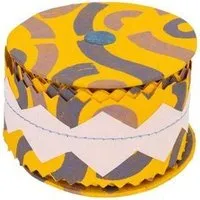 El Puente El Puente Geschenkband | Fair Trade & Handmade aus Bangladesch, Gelb, – Produktbild 1 von 1