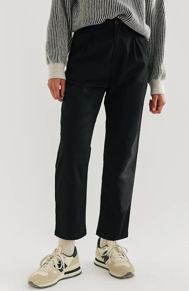 TWOTHIRDS TWOTHIRDS Herren vegan Chino-Hose Koserow Schwarz, Schwarz, – Produktbild 1 von 2