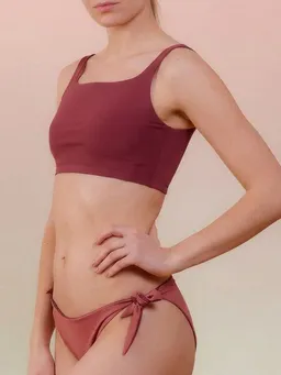 nice to meet me nice to meet me Sun Shorts. Wendbares Bikiniunterteil zum Binden – Produktbild 1 von 1