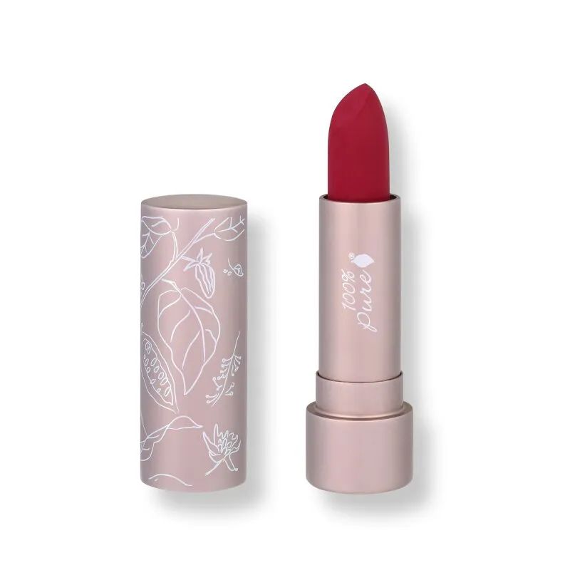 100% PURE® - Purity Cosmetics Cocoa Butter Matte Lipstick + Fruit Pigments - Protea - Lippenstift, Protea, – Produktbild 1 von 1