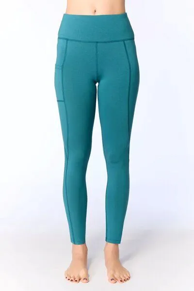 True North True North Damen Sport Leggings aus TENCEL Modal mit Taschen – Yoga & Fitness Leggings T1306, Libelle, – Produktbild 1 von 4