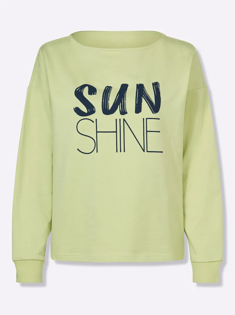 heine Sweatshirt pistazie, Pistazie, – Produktbild 1 von 2