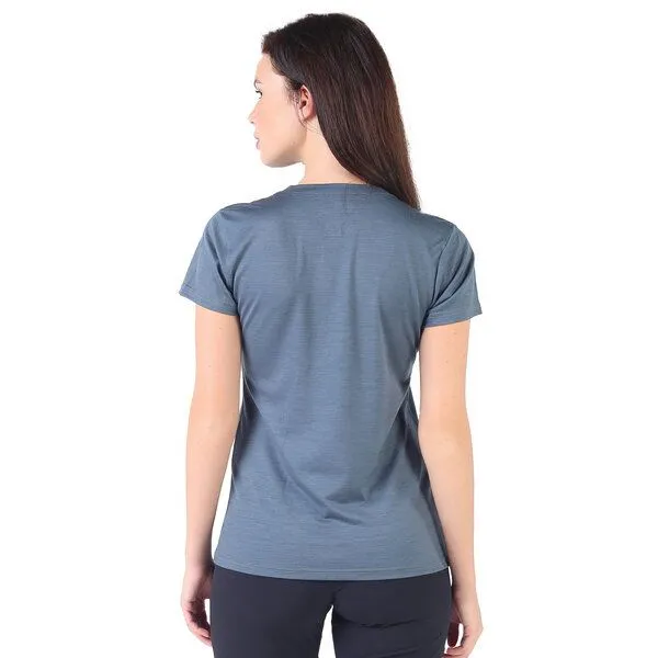 Woolona Woolona V-Shirt - CALIMA - 100% Merinowolle, Grau, – Produktbild 3 von 3
