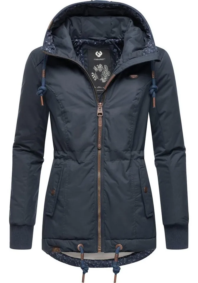 ragwear ragwear Winterjacke YM-Danka stylische Winter Outdoorjacke mit Kapuze, Blau, – Produktbild 2 von 4