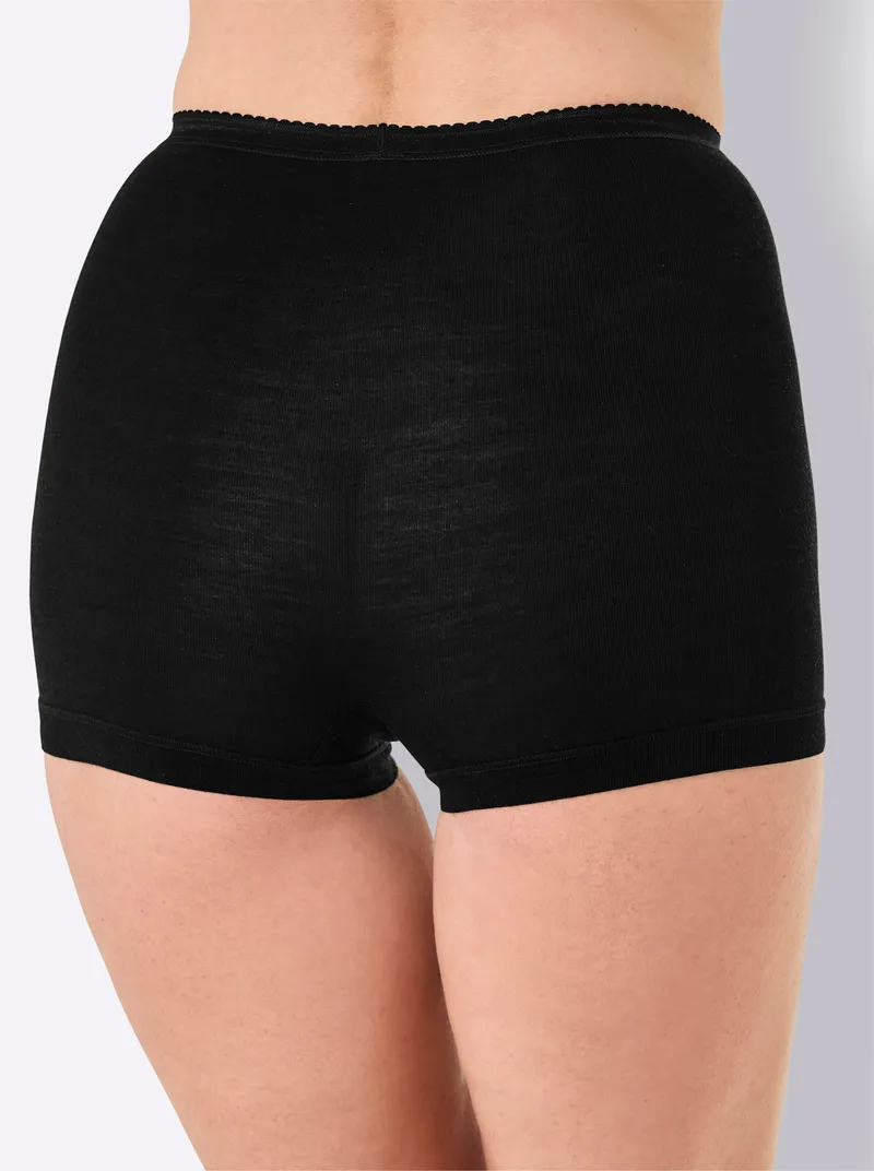 mey Mey Merino Panty Unterhose "Exquisite", Schwarz, – Produktbild 4 von 4