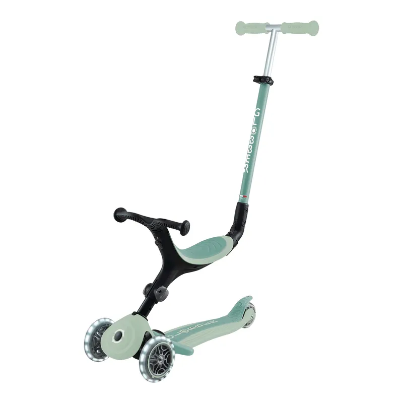 Globber Globber pistazie, 120/80mm, mit Leuchtrollen Scooter Globber Go-Up Active Lights Eco – Produktbild 6 von 7