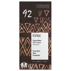 Vivani Feine Bitterschokolade mit 92% Kakao – Produktbild 1 von 1