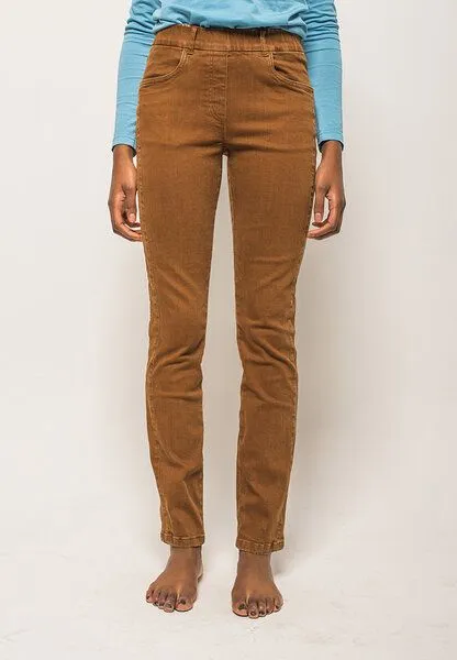 Alma & Lovis Alma & Lovis Schmale Damen Jeans aus Bio-Baumwolle | Slim Jeans, Camel, – Produktbild 1 von 4