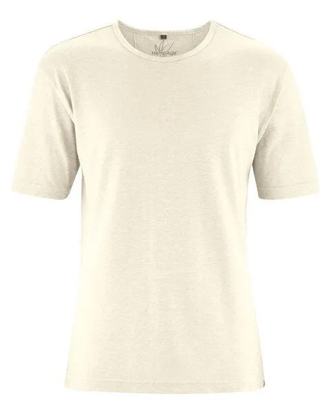 HempAge HempAge Herren T-Shirt Hanf/Biobaumwolle Casual Fit, Nature (natur), – Produktbild 1 von 3