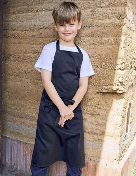 Neutral Neutral Kinder Cafe Bistro Latzschürze, Schwarz, – Produktbild 1 von 3