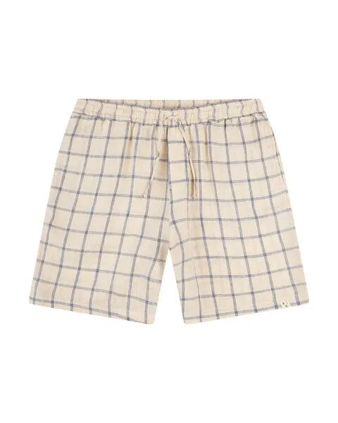 MATONA Matona Sommerliche kurze Hose aus Leinen für Männer / Linen Shorts, Blue net, – Produktbild 4 von 4