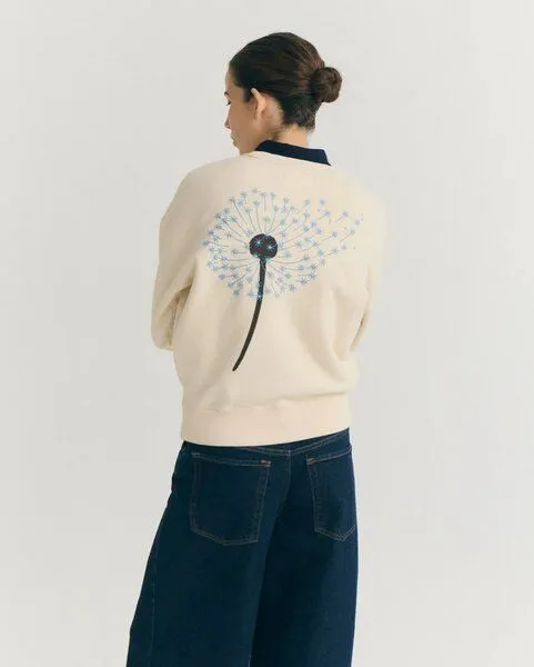 thinking mu thinking mu Sweatshirt Dandelion Damen, Creme, – Produktbild 2 von 2