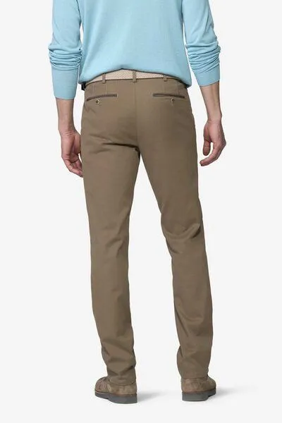 Meyer MEYER Chino im Canvas-Look, Braun (stein), – Produktbild 5 von 8