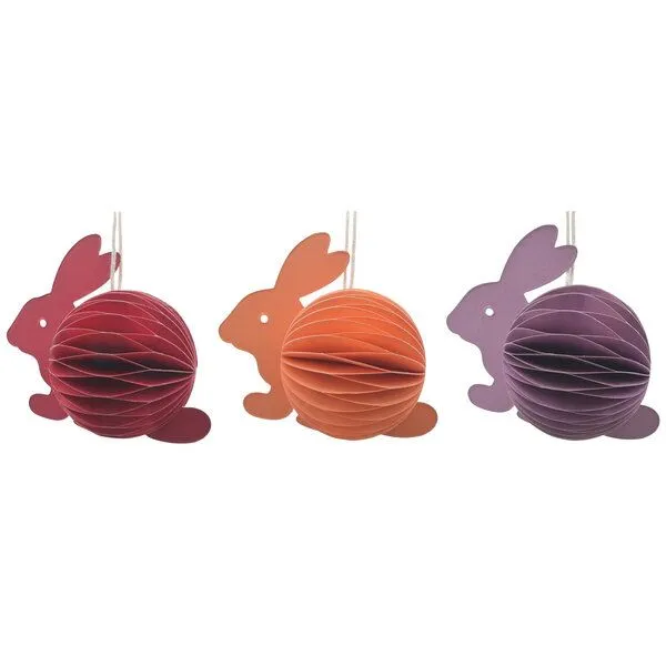 Just Be Just Be Papier Osterhasen Set zum Hängen – Produktbild 1 von 1