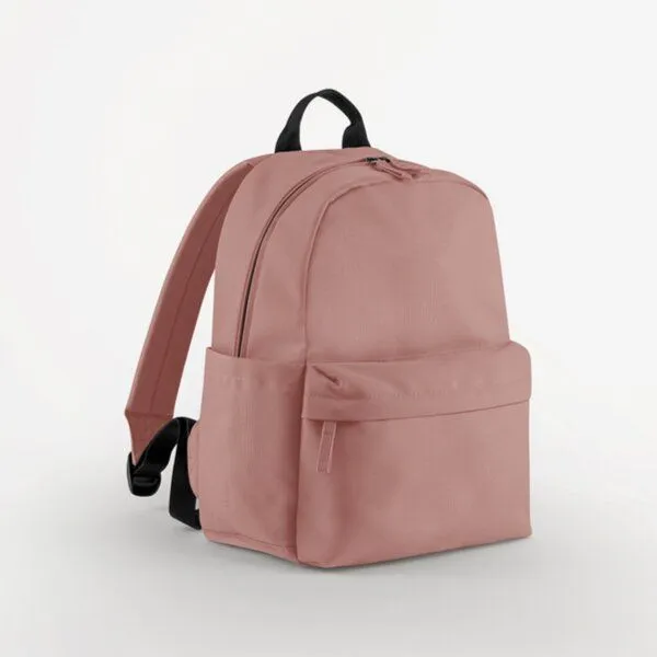 BagBase BagBase Mini Rucksack Seitentaschen gepolsterte, verstellbare Schulterriemen Haltegriff, Rose, – Produktbild 1 von 2