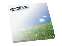 Memo memo Haftnotizen 72 x 72mm, 50 Blatt, recy. weiß, mit 1-4 farbigem Einzelblattdruck – Produktbild 1 von 1
