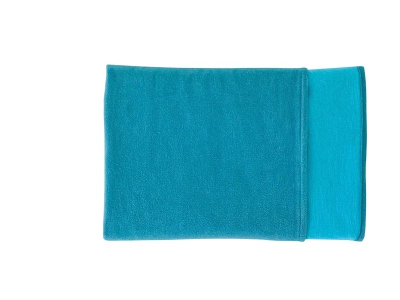 IBENA IBENA Wohndecke "Cotton Pur" wasserblau 140 x 200 cm – Produktbild 1 von 1
