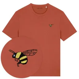 LIGARTI Besticktes T-Shirt – Brumhilde die Hummel – LIGARTI Tiermanufaktur – Produktbild 1 von 1