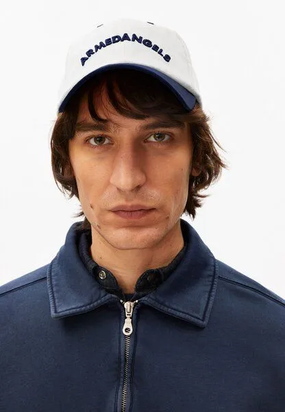ARMEDANGELS ARMEDANGELS YENAAS COLORBLOCK Unisex Cap aus Bio-Baumwolle, Oatmilk-tinted navy, – Produktbild 1 von 4