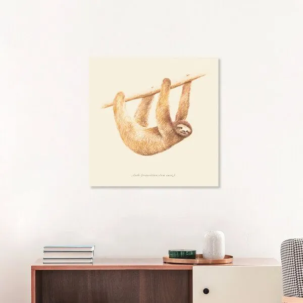 Photocircle Photocircle Poster / Leinwandbild - Faultier – Produktbild 3 von 4