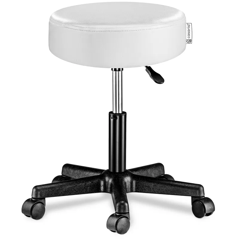 Casaria® Schminktisch Jocelyn Weiß 140x90x40cm inkl Rollhocker – Produktbild 1 von 2