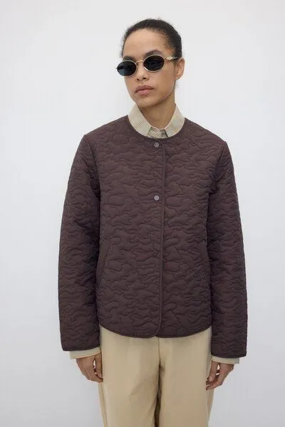 Rita Row Rita Row Kurze Steppjacke AMONA aus recyceltem Nylon, Brown, – Produktbild 3 von 4