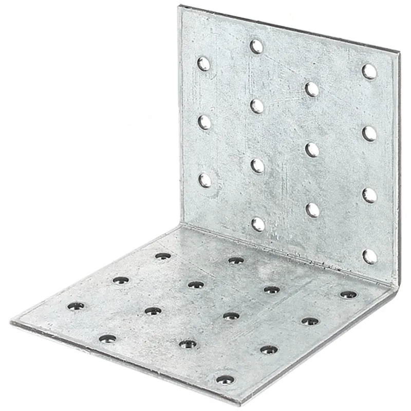 Alberts ALBERTS Lochplattenwinkel, sendzimirverzinkt, TxHxB 80x80x80 mm – Produktbild 1 von 1