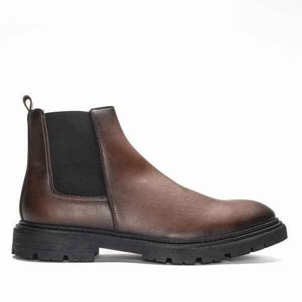 Nae Vegan Shoes Nae Vegan Shoes NAE LUKAS - vegane, Chelsea Stiefellette, Braun, – Produktbild 1 von 4