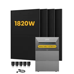 Anker Anker SOLIX Solarbank 3 E2700 Pro, mit 4 x 455 Bifaziale Solarmodule, by Powerness - 8.1kWh / 5 x Smart Plug / Selbstabholung – Produktbild 1 von 1