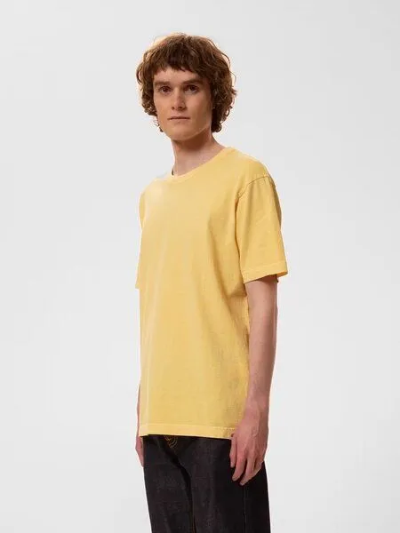 Nudie Jeans Nudie Jeans Herren T-Shirt "UNO Everyday Tee" - Citra Yellow – Produktbild 1 von 2