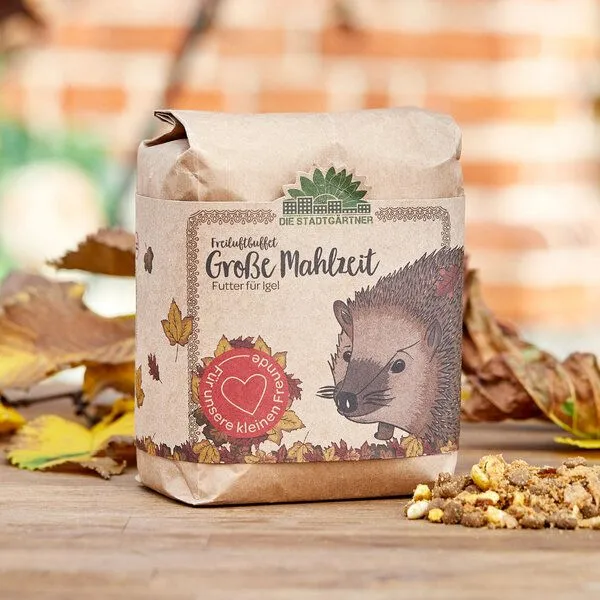 Die Stadtgärtner Die Stadtgärtner 1L Igelfutter Natürliche Tiernahrung mit u.a. Krebstieren, Insekten – Produktbild 2 von 4