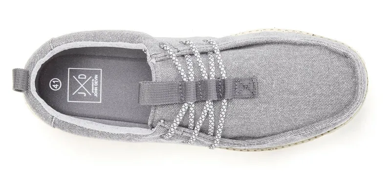 John Devin John Devin Slip-On-Sneaker Sneaker Sneaker, Freizeitschuh, Halbschuh, Slipper VEGAN, Grau, – Produktbild 4 von 5