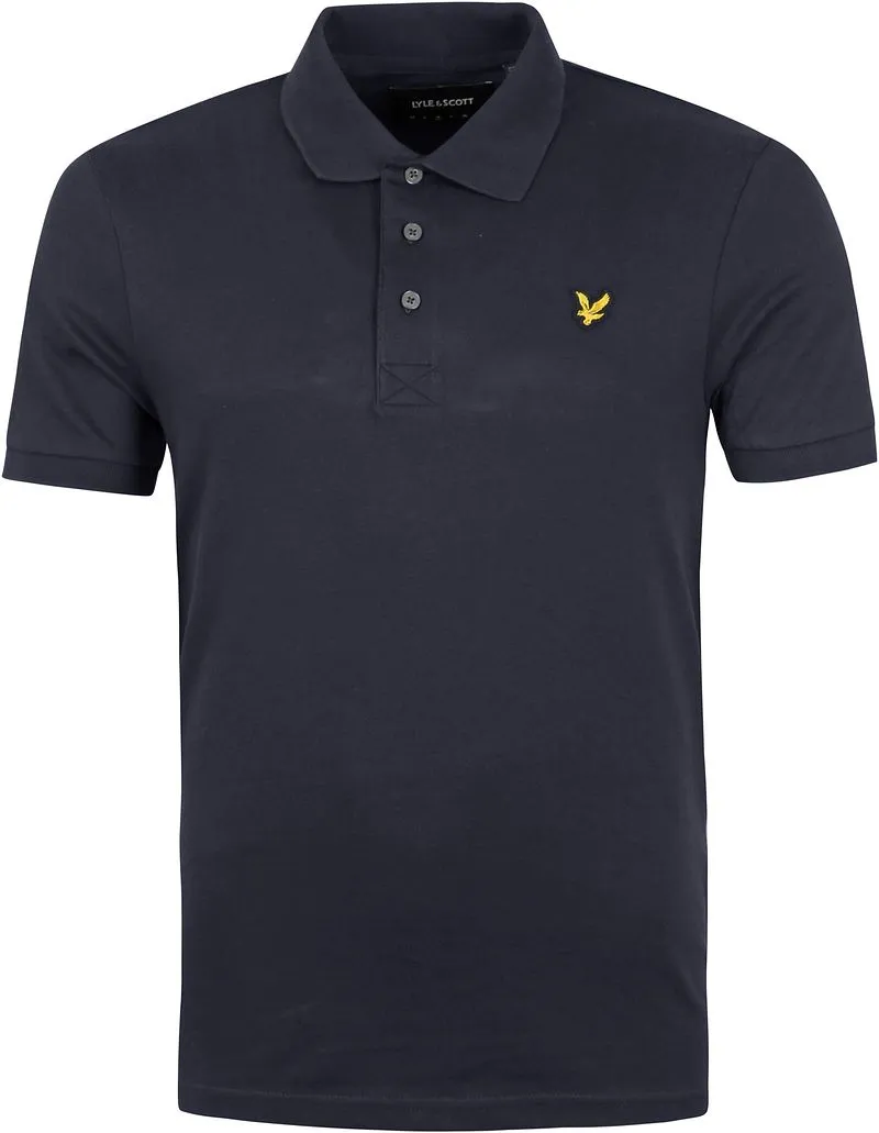 Lyle and Scott Lyle and Scott Poloshirt Navy - Größe S, Dunkelblau, – Produktbild 2 von 4