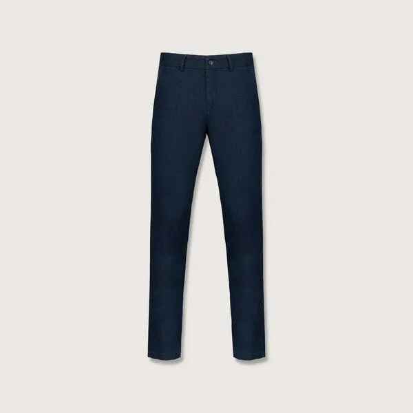YTWOO YTWOO Herren Leinenhose, Navy, – Produktbild 4 von 4