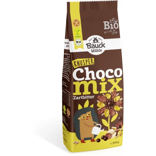 Bauckhof Bauckhof Bio-Müsli Knusperfrühstück Zartbitter, glutenfrei vegan, 300g – Produktbild 2 von 2