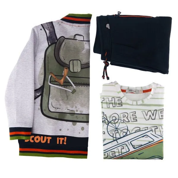 Marraine Kids Marraine Kids Sweatjacke aus Bio Baumwolle "Backpack" – Produktbild 3 von 3