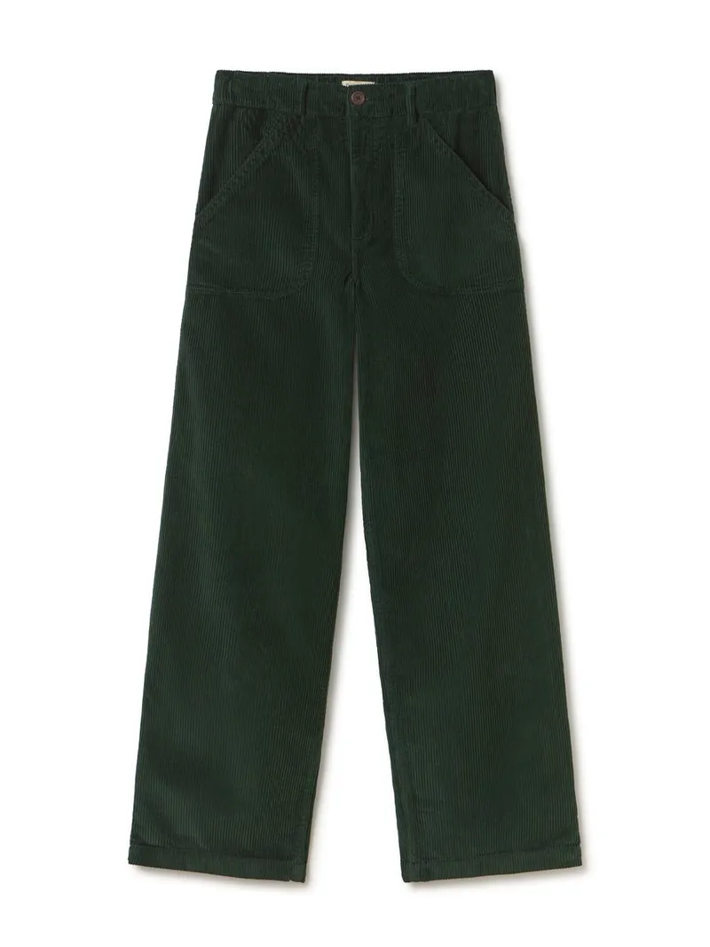 TWOTHIRDS TWOTHIRDS Damen vegan Hose Banna Dunkelgrün, Dunkelgrün, – Produktbild 2 von 2