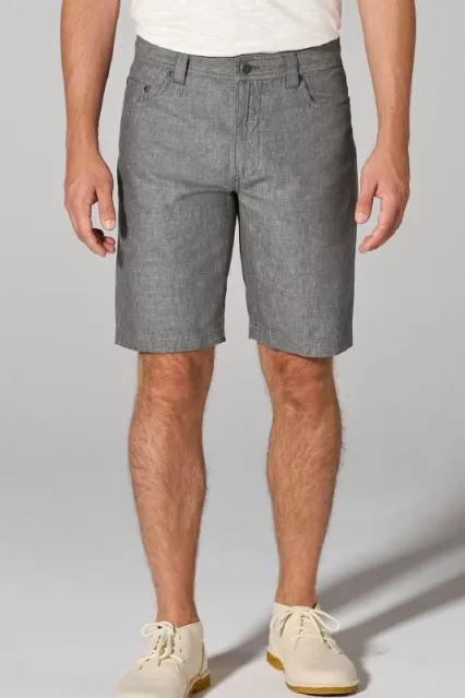 HempAge Hempage Herren vegan Shorts Modern Asphalt In Grau, Grau, – Produktbild 2 von 2