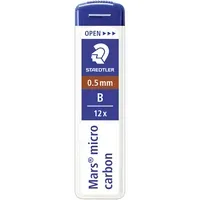 Staedtler Staedtler Ersatzminen für Druckbleistifte 'Mars micro carbon' Ø 0,5 mm, 12 Stk., B – Produktbild 2 von 2