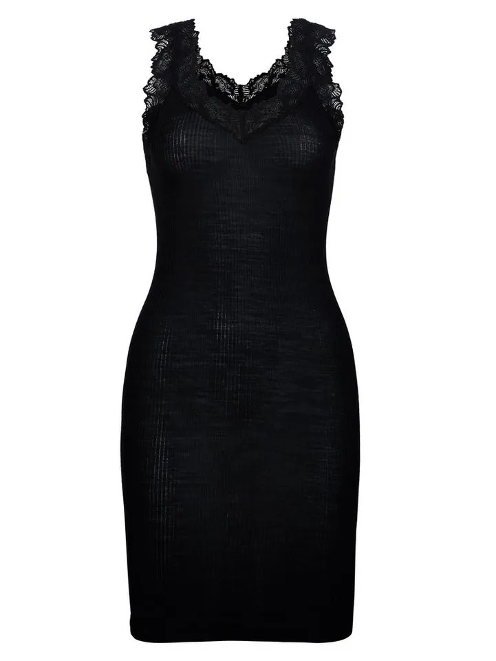 CALIDA CALIDA Unterkleid Silky Wool Joy Damen (1-tlg) fein, geschmeidig und elegant, aus Wolle und Seide, Schwarz, – Produktbild 1 von 5