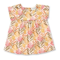 Sense Organics Sense Organics Baby Tunika mit Blätter-Druck, Modell IRMA – Produktbild 1 von 1