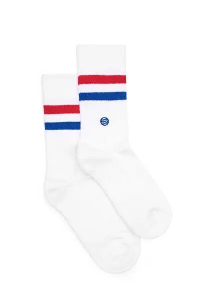 Natural Vibes Natural Vibes Crew Socken Bio GOTS | Tennissocken | Sport | Herren Damen Socken, Weiss, – Produktbild 3 von 3