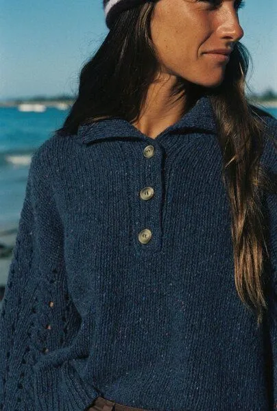 Nénés Nénés Pullover Lara, Blau, – Produktbild 2 von 4