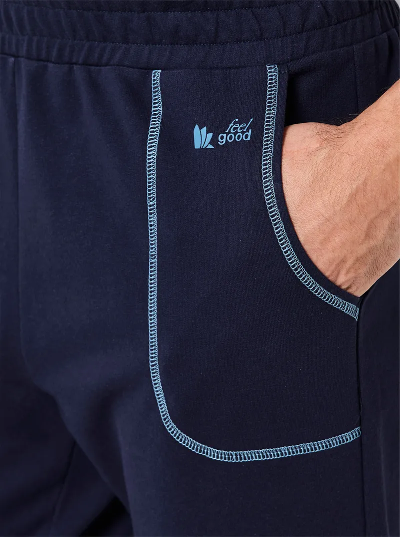 feel good Hose marine-mittelblau, Marine-mittelblau, – Produktbild 2 von 2