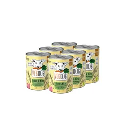VEGDOG VEGDOG Nassfutter Senior Erbsen & Hirse Vorteilspack 400 g – Produktbild 1 von 1