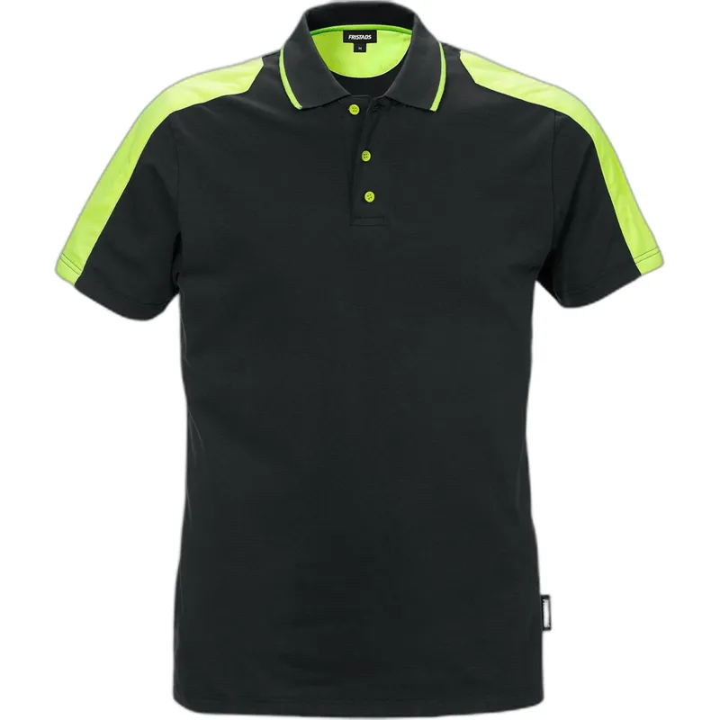 Fristads Dehnbares Polo Fristads 7448 RTP, Noir, – Produktbild 2 von 2