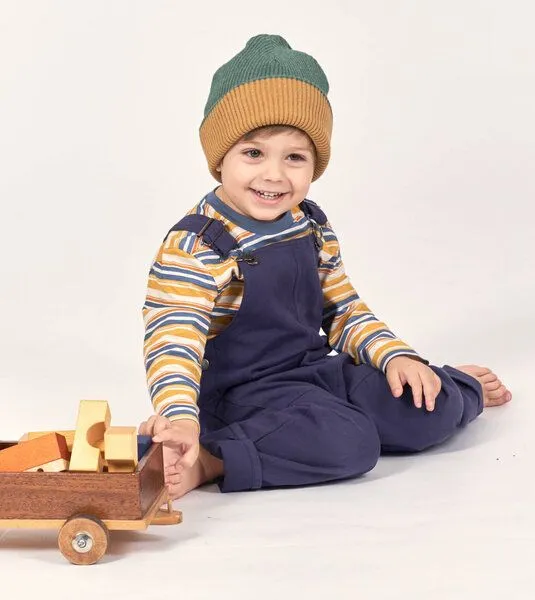 Sense Organics & friends in cooperation with GARY MASH Sense Organics & friends in cooperation with GARY MASH Kinder Strickmütze aus Biobaumwolle, Salbei-karamel, – Produktbild 3 von 3