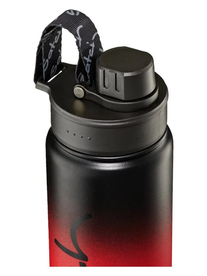 Satch Satch Trinkflasche Trinkflasche, auslaufsicher und kohlensäuregeeignet, Rot, – Produktbild 3 von 5